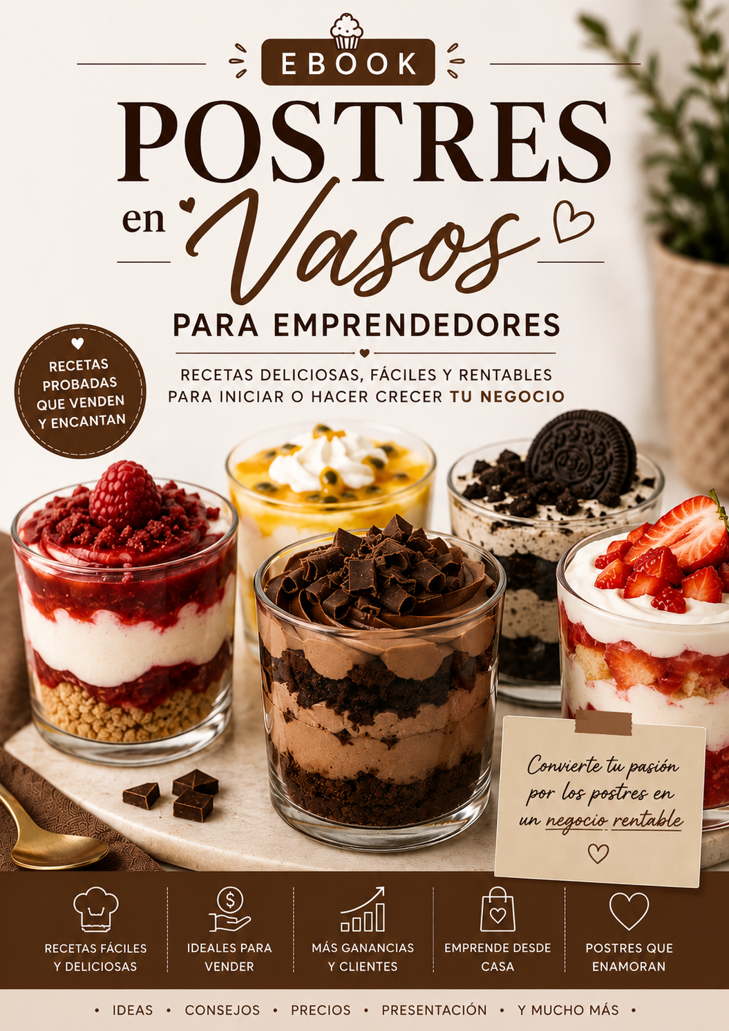 Postres en vaso Gourmet